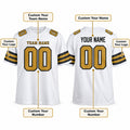 Personalized New Orleans Saints Football Jersey – White Alternate Style, Custom Name Patch, Team Name, Number & Logo-2