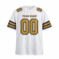 Personalized New Orleans Saints Football Jersey – White Alternate Style, Custom Name Patch, Team Name, Number & Logo-3