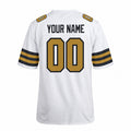 Personalized New Orleans Saints Football Jersey – White Alternate Style, Custom Name Patch, Team Name, Number & Logo-4