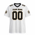 Personalized New Orleans Saints Football Jersey – White Game Style, Custom Name Patch, Team Name, Number & Logo-3
