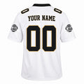 Personalized New Orleans Saints Football Jersey – White Game Style, Custom Name Patch, Team Name, Number & Logo-4