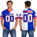 Personalized New York Giants 1986 Football Jersey – Royal White Split Legacy Style, Custom Name Patch, Team Name, Number & Logo-1