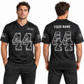 Personalized New York Giants 2026 Salute to Service Football Jersey – Black, Custom Name Patch, Team Name, Number & Logo-1