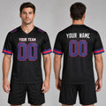 Personalized New York Giants Football Jersey - Black Fashion Game Style, Custom Name & Number-1