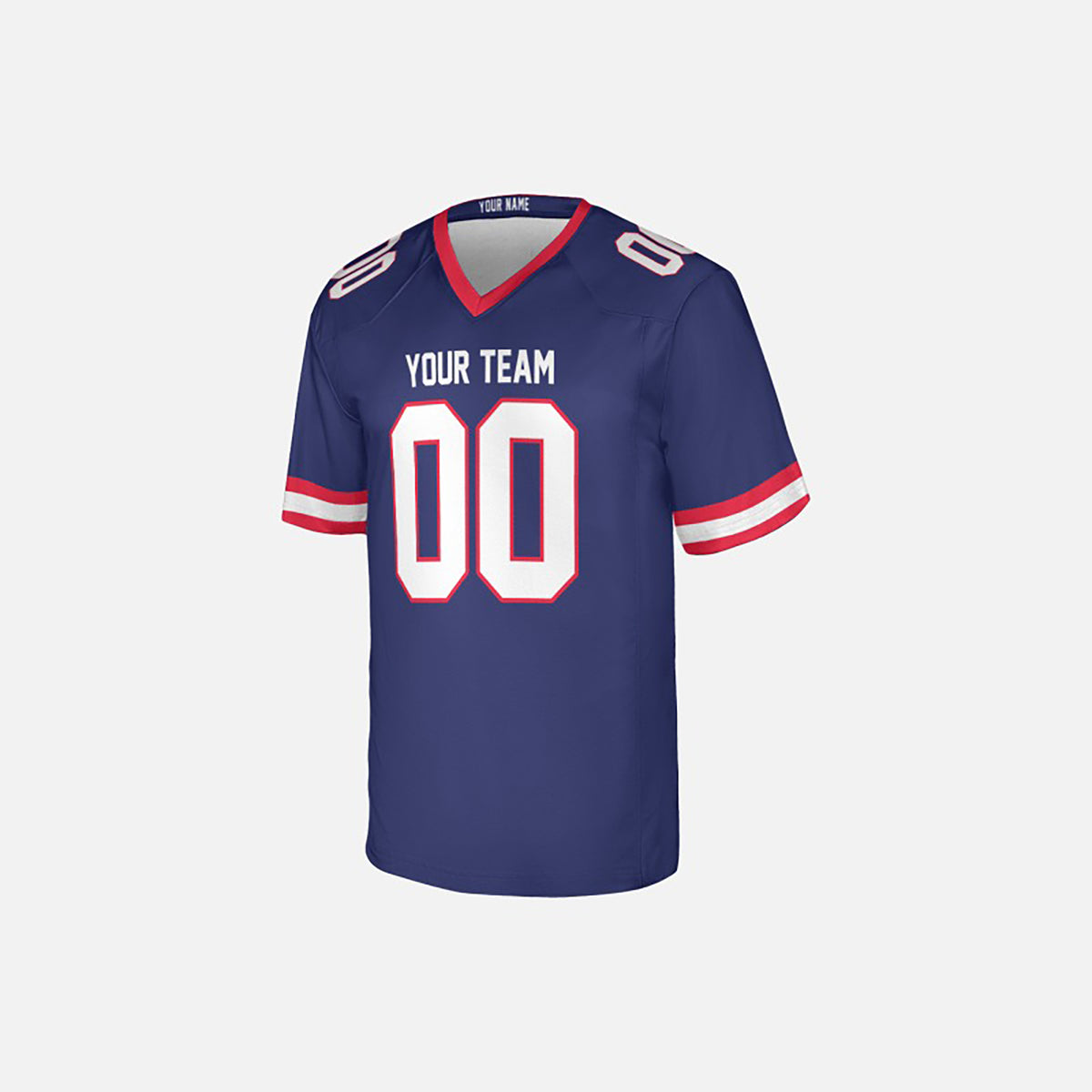 Personalized New York Giants Football Jersey - Royal Classic Style, Custom Name & Number-4