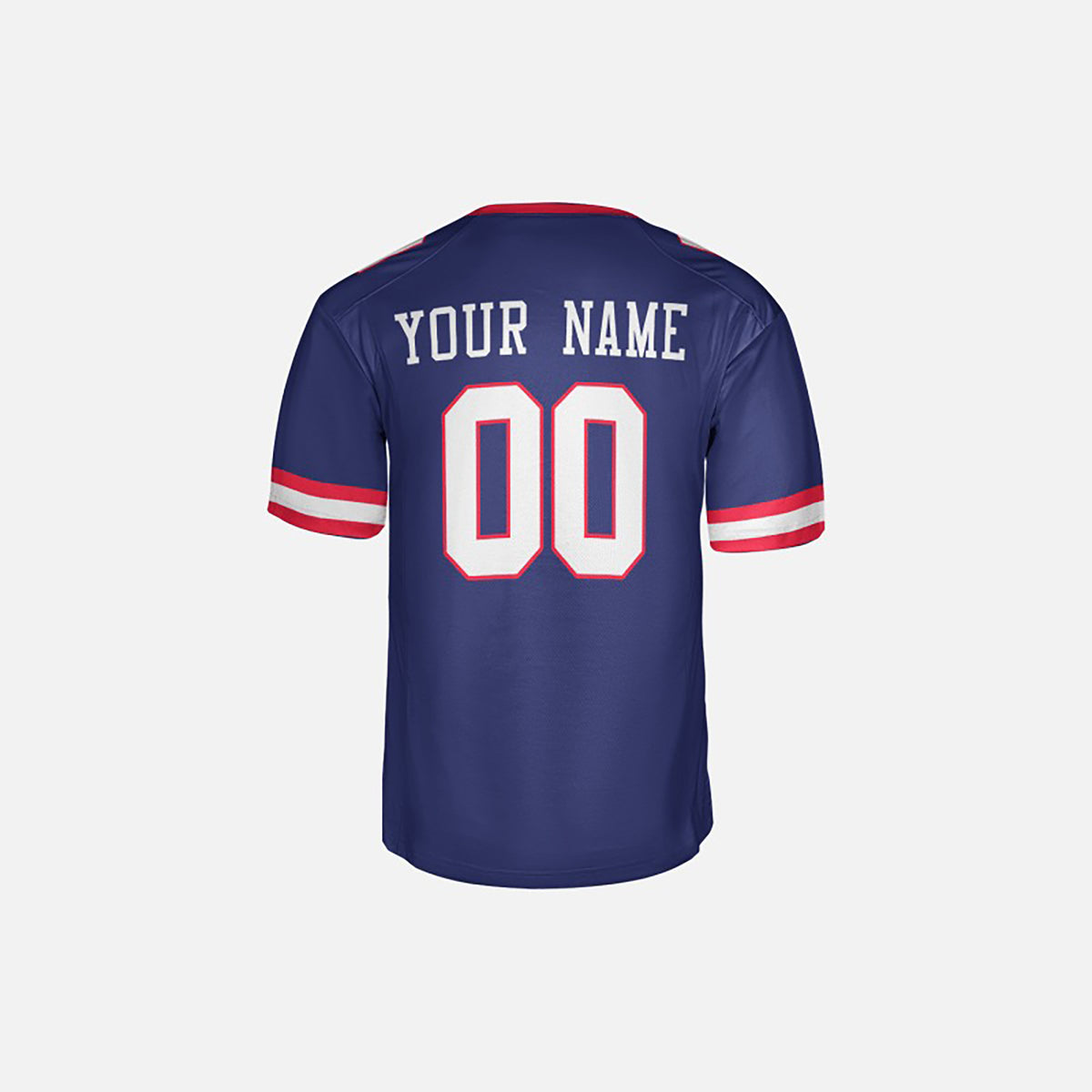 Personalized New York Giants Football Jersey - Royal Classic Style, Custom Name & Number-5