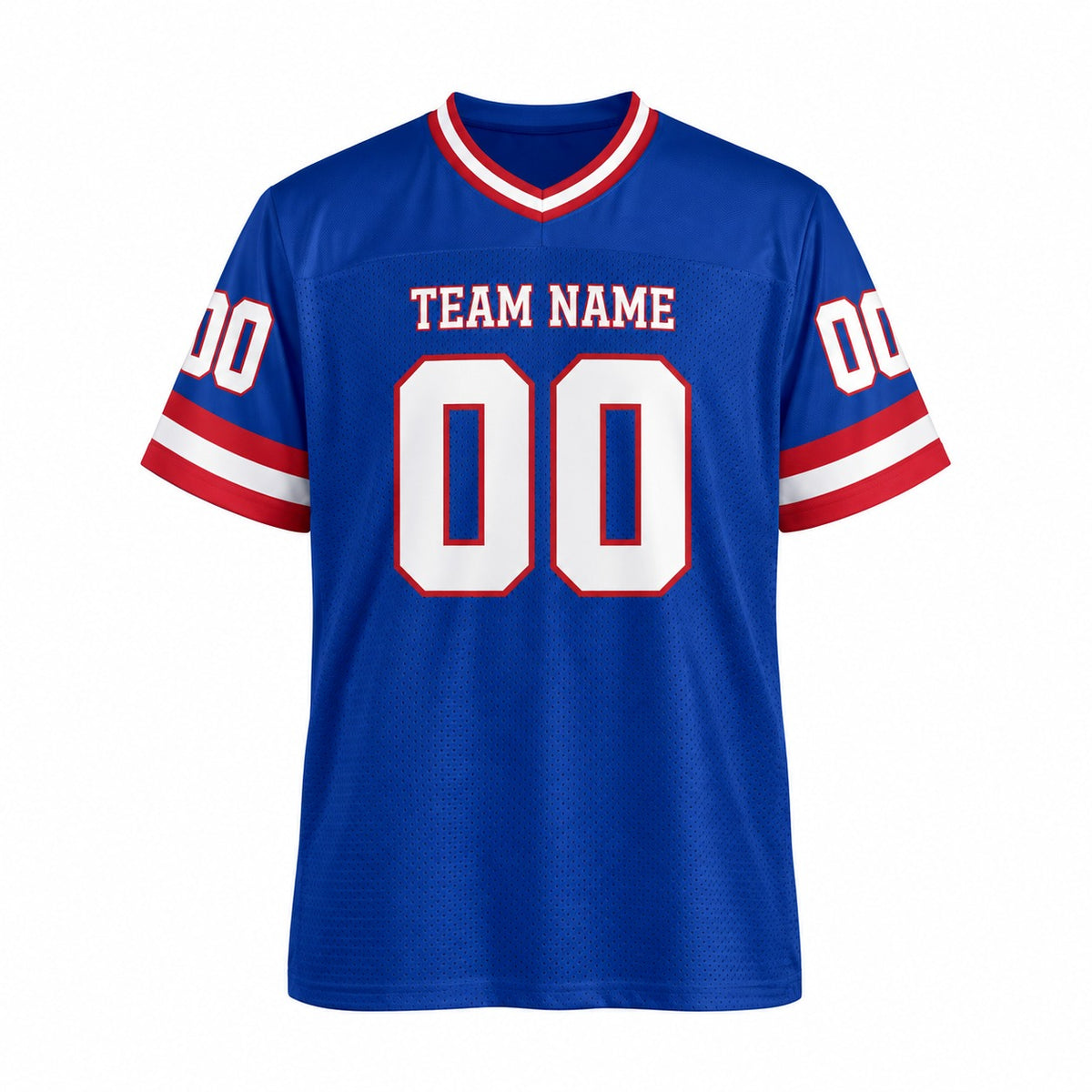 Personalized New York Giants Football Jersey – Royal Classic Alternate Style, Custom Name Patch, Team Name, Number & Logo-3
