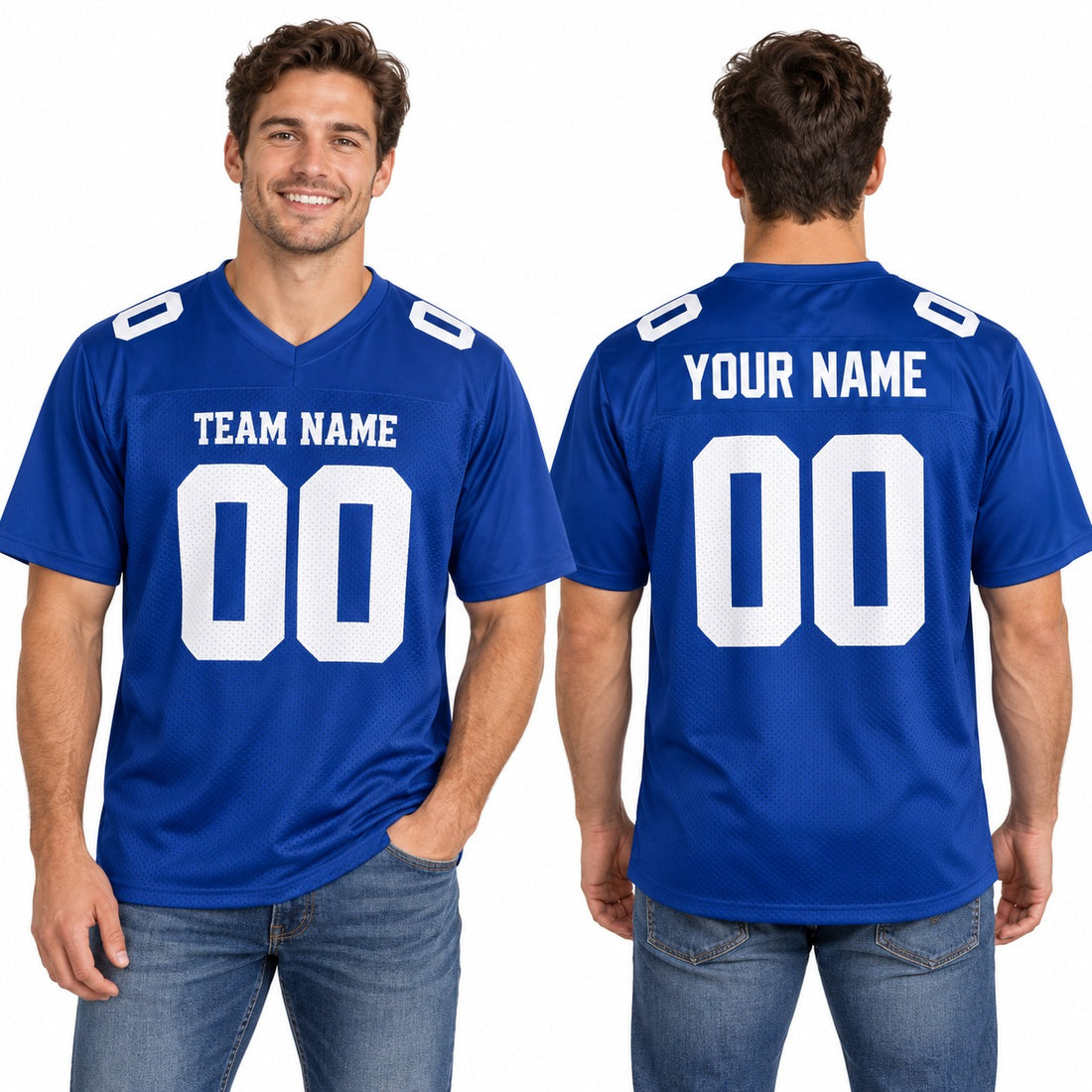 Personalized New York Giants Football Jersey – Royal Vapor F.U.S.E. Limited Style, Custom Name Patch, Team Name, Number & Logo-1
