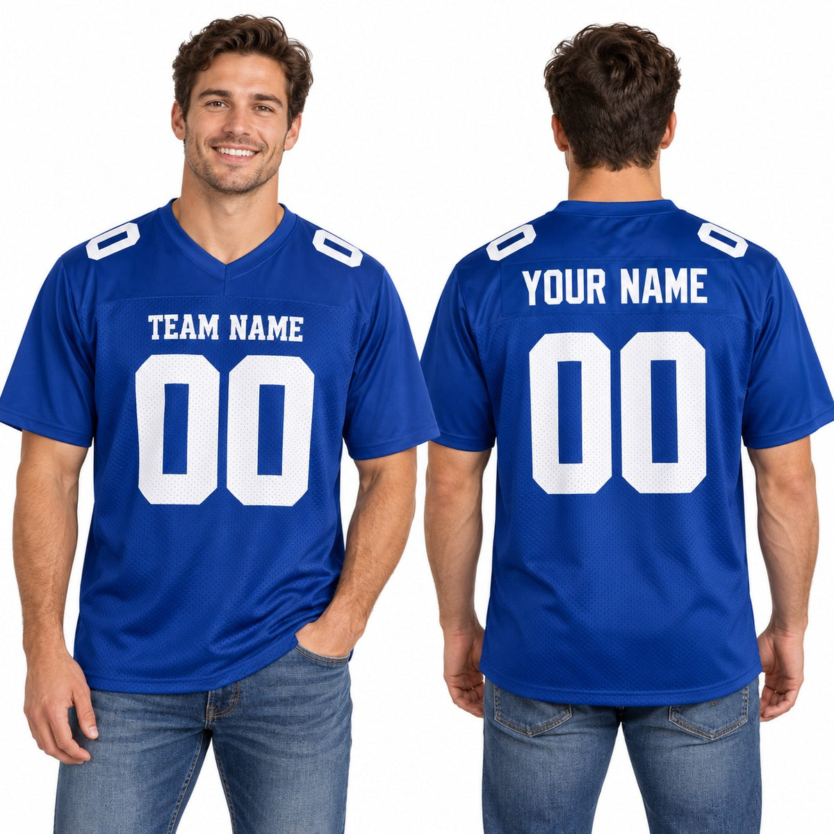Personalized New York Giants Football Jersey – Royal Vapor F.U.S.E. Limited Style, Custom Name Patch, Team Name, Number & Logo-1