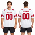 Personalized New York Giants Football Jersey – White Game Style, Custom Name Patch, Team Name, Number & Logo-1