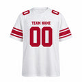 Personalized New York Giants Football Jersey – White Game Style, Custom Name Patch, Team Name, Number & Logo-3