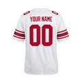 Personalized New York Giants Football Jersey – White Game Style, Custom Name Patch, Team Name, Number & Logo-4