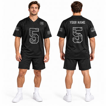 Personalized New York Jets 2026 Salute to Service Football Jersey – Black, Custom Name Patch, Number & Logo-1
