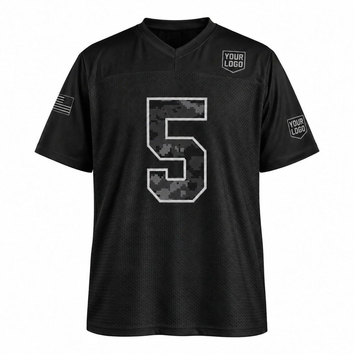 Personalized New York Jets 2026 Salute to Service Football Jersey – Black, Custom Name Patch, Number & Logo-3