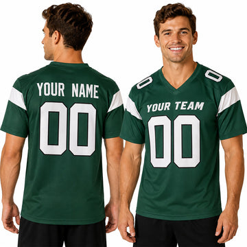 Personalized New York Jets Football Jersey - Gotham Green Fan Style, Custom Name & Number-1