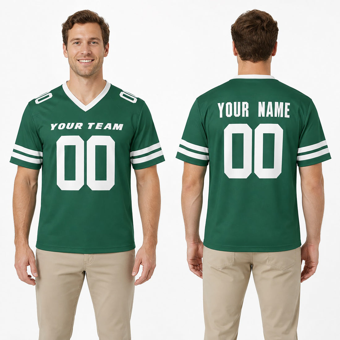 Personalized New York Jets Football Jersey - Legacy Green Fan Style, Custom Name & Number-1