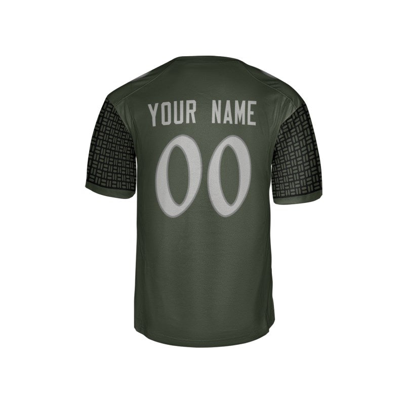 Personalized New York Jets Football Jersey - Olive Green 2025 Rivalries Style, Custom Name & Number-5