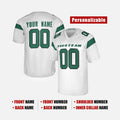 Personalized New York Jets Football Jersey - White Fan Style, Custom Name & Number-2