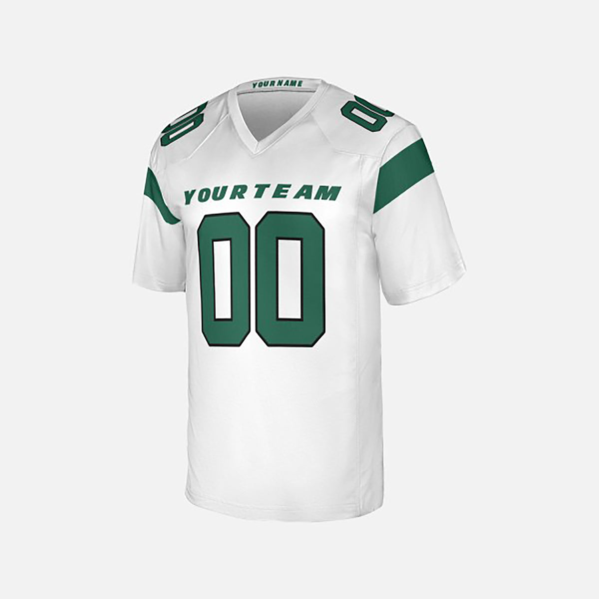 Personalized New York Jets Football Jersey - White Fan Style, Custom Name & Number-3