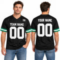 Personalized New York Jets Football Jersey – Black Retired Player Mesh Style, Custom Name Patch, Team Name, Number & Logo-1