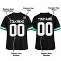 Personalized New York Jets Football Jersey – Black Retired Player Mesh Style, Custom Name Patch, Team Name, Number & Logo-2