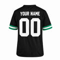 Personalized New York Jets Football Jersey – Black Retired Player Mesh Style, Custom Name Patch, Team Name, Number & Logo-4