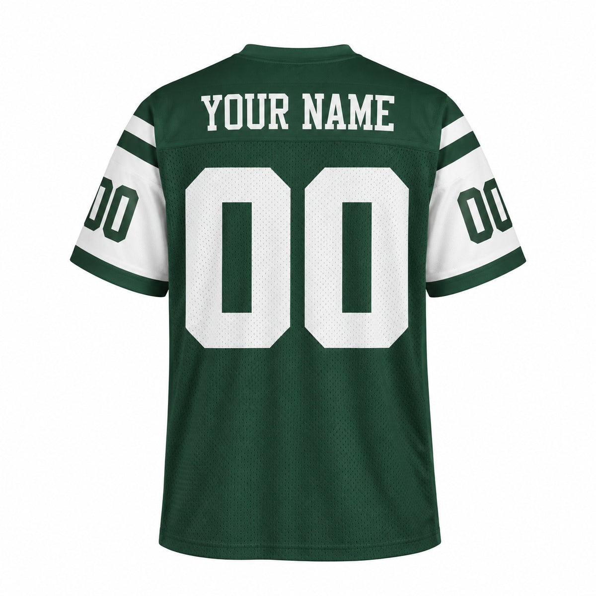 Personalized New York Jets Football Jersey – Green Legacy Style, Custom Name Patch, Team Name, Number & Logo-4