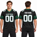 Personalized New York Jets Football Jersey – Legacy Black Alternate Style, Custom Name Patch, Team Name, Number & Logo-1