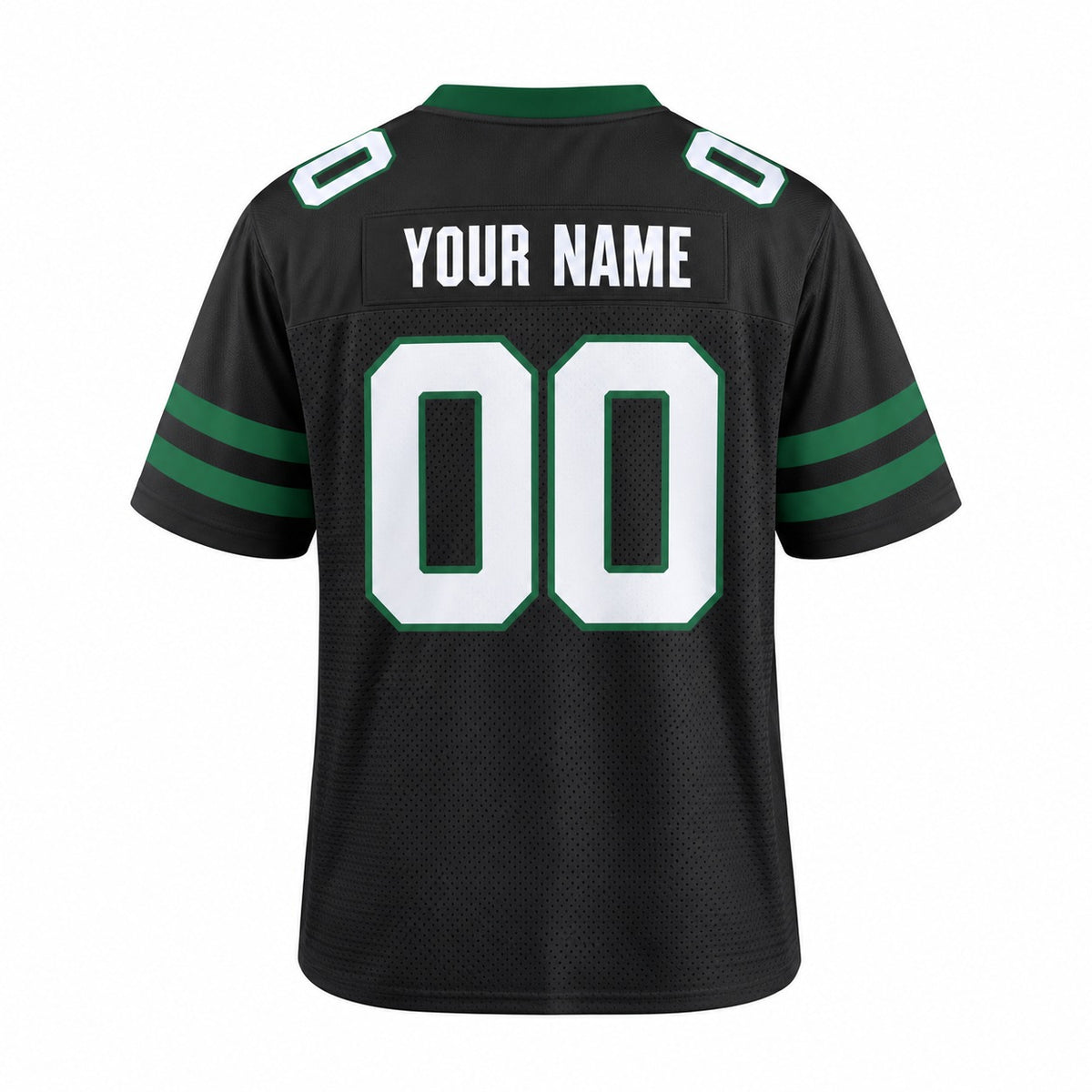 Personalized New York Jets Football Jersey – Legacy Black Alternate Style, Custom Name Patch, Team Name, Number & Logo-4