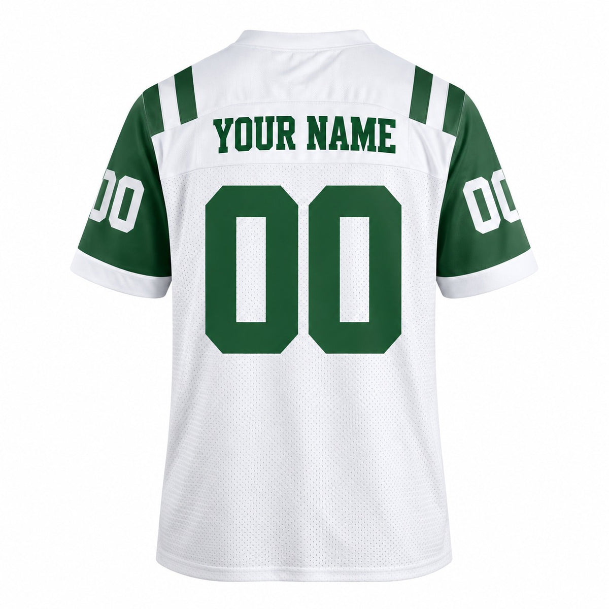 Personalized New York Jets Football Jersey – White Classic Alternate Vapor F.U.S.E. Limited Style, Custom Name Patch, Team Name, Number & Logo-4