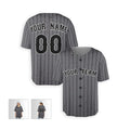 Personalized New York Mets Baseball Jersey - Gray City Style, Custom Name & Number-5