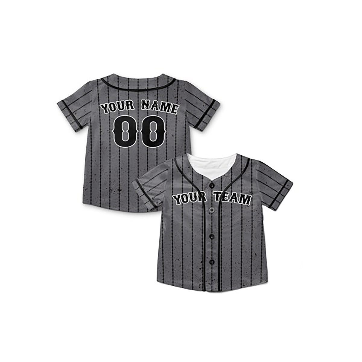 Personalized New York Mets Baseball Jersey - Gray City Style, Custom Name & Number-8