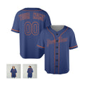 Personalized New York Mets Baseball Jersey - Royal Blue Alternate Style, Custom Name & Number-6