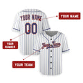 Personalized New York Mets Baseball Jersey - White Home Style, Custom Name & Number-2
