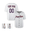 Personalized New York Mets Baseball Jersey - White Home Style, Custom Name & Number-3