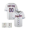 Personalized New York Mets Baseball Jersey - White Home Style, Custom Name & Number-6