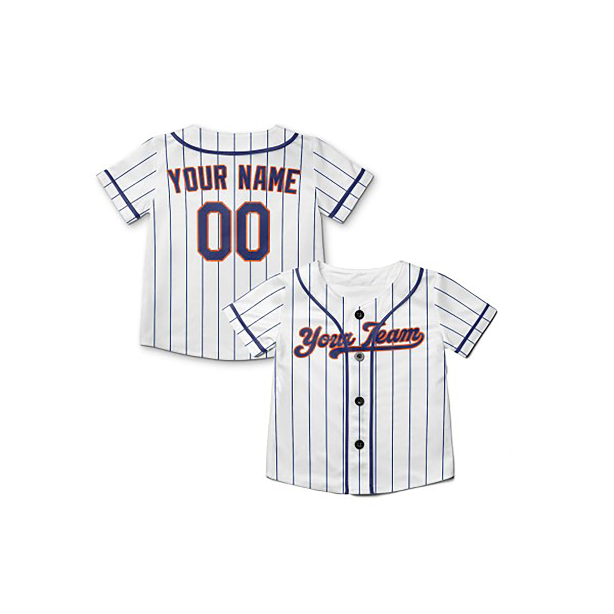 Personalized New York Mets Baseball Jersey - White Home Style, Custom Name & Number-8