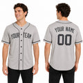 Personalized New York Yankees Baseball Jersey - Gray Away Style, Custom Name & Number-1