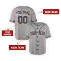 Personalized New York Yankees Baseball Jersey - Gray Away Style, Custom Name & Number-2