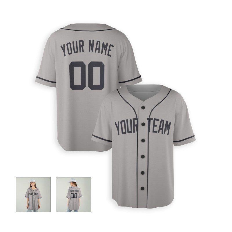 Personalized New York Yankees Baseball Jersey - Gray Away Style, Custom Name & Number-6