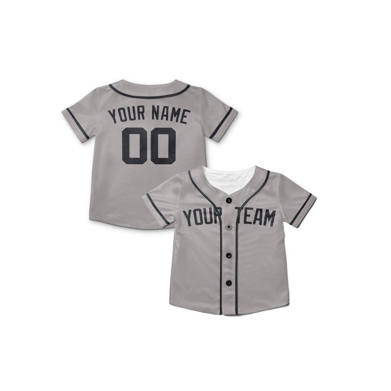 Personalized New York Yankees Baseball Jersey - Gray Away Style, Custom Name & Number-7