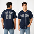 Personalized New York Yankees Baseball Jersey - Navy Alternate Style, Custom Name & Number-1