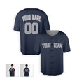 Personalized New York Yankees Baseball Jersey - Navy Alternate Style, Custom Name & Number-4