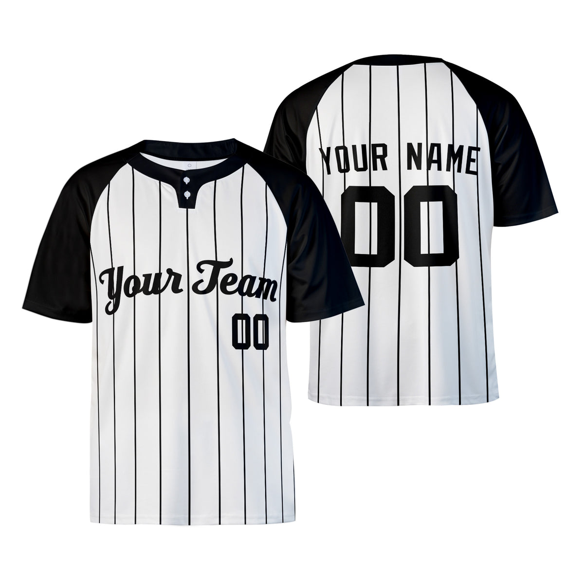 Personalized New York Yankees Two-Button Baseball Jersey - Home Style, Custom Name & Number-3