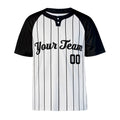 Personalized New York Yankees Two-Button Baseball Jersey - Home Style, Custom Name & Number-4