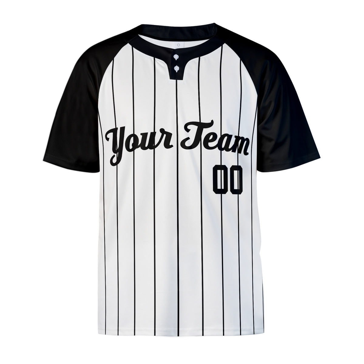 Personalized New York Yankees Two-Button Baseball Jersey - Home Style, Custom Name & Number-4