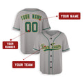 Personalized Oakland Athletics Baseball Jersey - Gray Away Style, Custom Name & Number-2