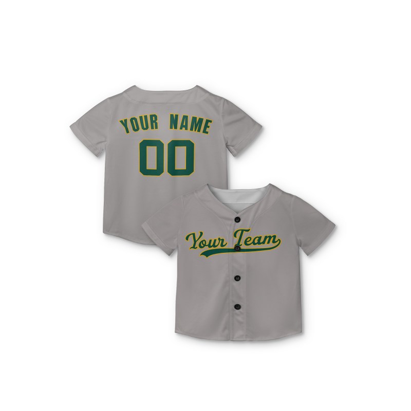 Personalized Oakland Athletics Baseball Jersey - Gray Away Style, Custom Name & Number-7