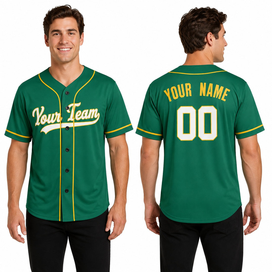 Personalized Oakland Athletics Baseball Jersey - Green Alternate Style, Custom Name & Number-1
