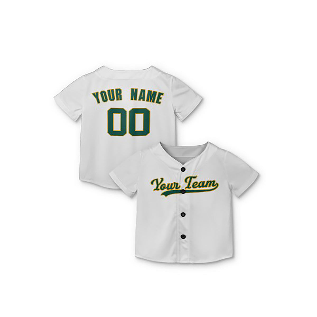 Personalized Oakland Athletics Baseball Jersey - White Home Style, Custom Name & Number-3